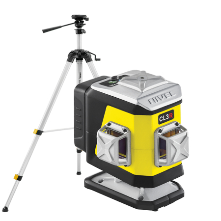 Nivel System CL3R + statyw SJJ-M1 EX - laser krzyżowy czerwony 3 × 360° 3D Bluetooth